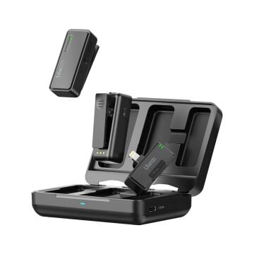 Ulanzi UW-MIC Kablosuz İkili Kayıt Yaka Mikrofonu - Lightning