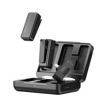 Ulanzi UW-MIC Kablosuz İkili Kayıt Yaka Mikrofonu - Lightning