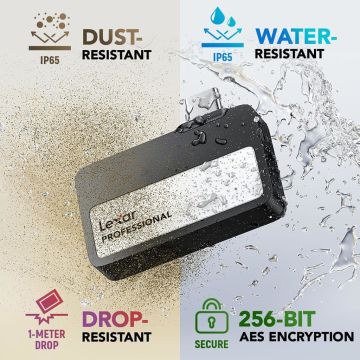 LEXAR 1 TB Portable SSD With Hub 1050Mb/S USB 3.2