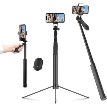 Ulanzi MT-53 El Sarsıntı Önleyici Bluetooth Tripod Selfie Çubuğu