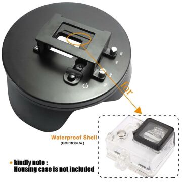 G pro Hero 4 3+ 3 İçin Su Altı Dome Port 2.0