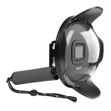 Gopro Hero 7 White İçin Su Altı Parasoleyli Dome Port