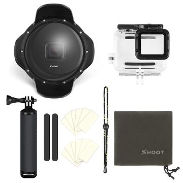 Gopro Hero 7 White İçin Su Altı Parasoleyli Dome Port