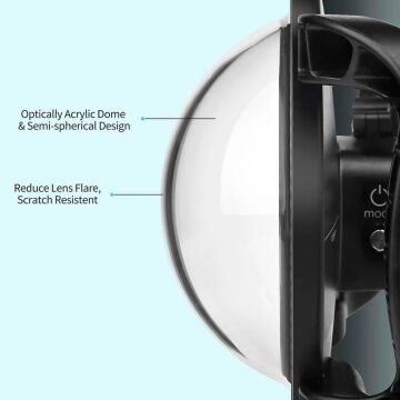 Shoot XTGP559 Gopro Hero 9 Su Altı Dome Port