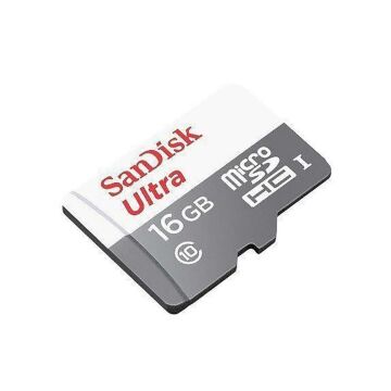 Sandisk Ultra 16GB 80mb/s MicroSDHC Hafıza Kartı