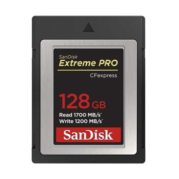 SanDisk Extreme PRO 128GB 1700MB/s CFexpress Type B Hafıza Kartı -SDCFE-128G-GN4NN