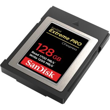 SanDisk Extreme PRO 128GB 1700MB/s CFexpress Type B Hafıza Kartı -SDCFE-128G-GN4NN