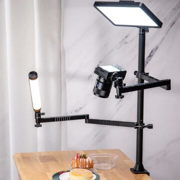 VIJIM LS22 Çok Amaçlı Laptop ve Kamera Masa Montaj Standı