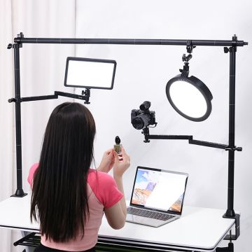 VIJIM LS15 Çok Fonksiyonlu Fotoğraf Stüdyosu Masa Standı