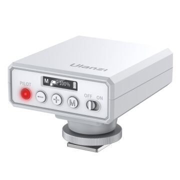 Ulanzi F12-W Şarj Edilebilir Mini Flaş L136 (Beyaz)