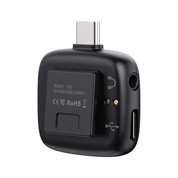 Ulanzi A30 Tiny 2 Kişilik Mikrofon Seti - Siyah