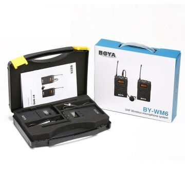 Boya BY-WM6 UHF Profesyonel Wireless Mikrofon