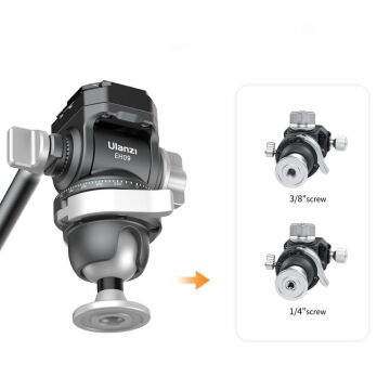 Ulanzi EH09 Inverted Ball Head Video Tripod Başlığı