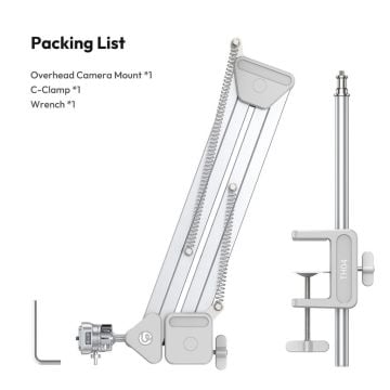 Ulanzi TH04 Masaüstü Kamera Üstten Çekim Standı