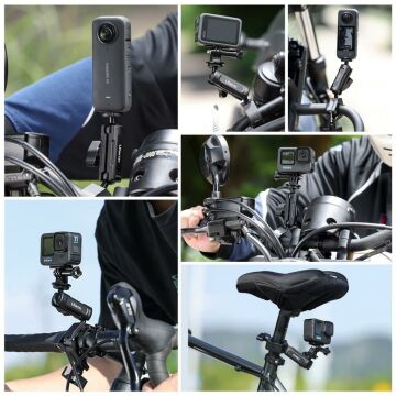 Ulanzi CM025 Aksiyon Kameralar İçin Gidon Clamp