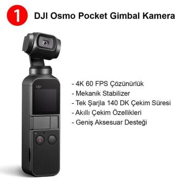 DJI Osmo Pocket Youtuber Vlogger Seti