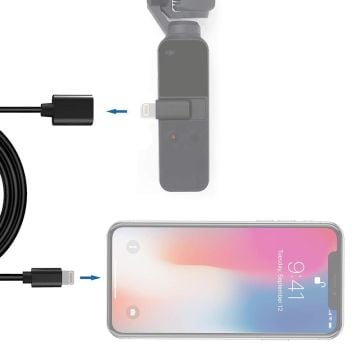 DJI Osmo Pocket Lightning Uzatma Kablosu