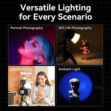 Ulanzi L3 RGB LED Efektli Video Işığı L052GBB1