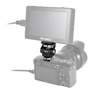 Ulanzi U150 Kamera Üstü Monitör Bağlantı Kafası Ball Head