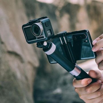 DJI Aksiyon Kameralar İçin Telefon Bağlantılı Tripod Pgytech