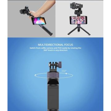 DJI Aksiyon Kameralar İçin Telefon Bağlantılı Tripod Pgytech