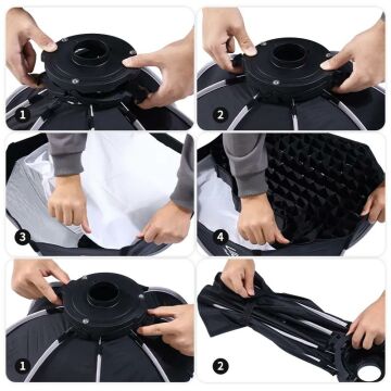 Ulanzi 40cm Mini Bowens Mount Qr Octagon Softbox