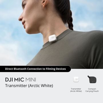 DJI Mic Mini Verici Beyaz (1TX)