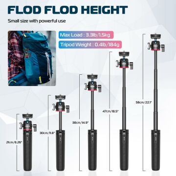 Ulanzi MT-73 Mini Selfie 55cm Tripod T048GBB1