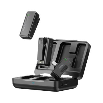 Ulanzi UW-MIC Kablosuz İkili Kayıt Yaka Mikrofonu - Type-C