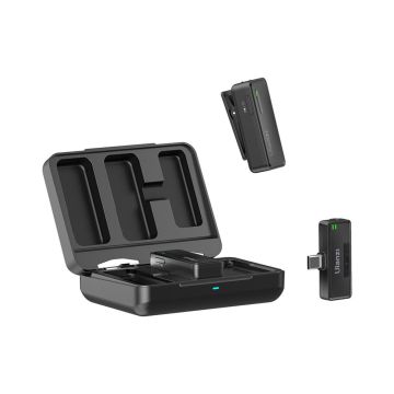 Ulanzi UW-MIC Kablosuz İkili Kayıt Yaka Mikrofonu - Type-C