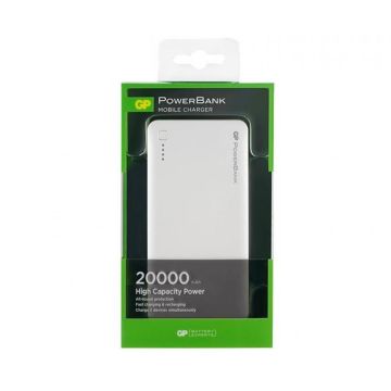 GP 20000mah Taşınabilir Şarj Aleti Powerbank Beyaz