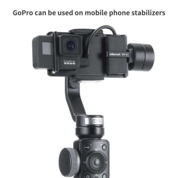 DJI Osmo Mobile Gimbalda Aksiyon Kamera Kullanma Parçası