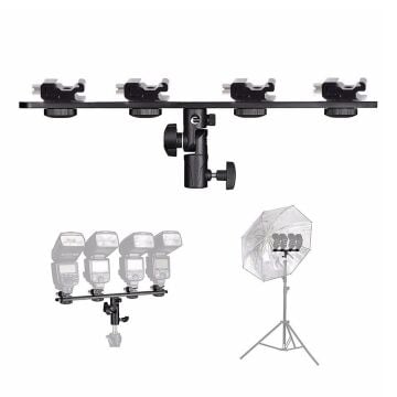 Tepe Flaşları İçin Dörtlü Şemsiye Bağlantı Aksesuarı