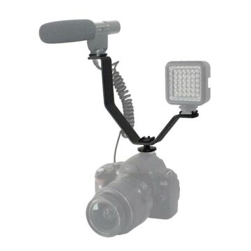 Fotga V49 Üçlü Cold Shoe V Bağlantı Aparatı Büyük