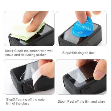 Gopro Hero 8 Black İçin Ekran Lens Koruma Seti