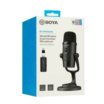 Boya BY-PM500W Kablolu - Kablosuz USB Condenser Mikrofon