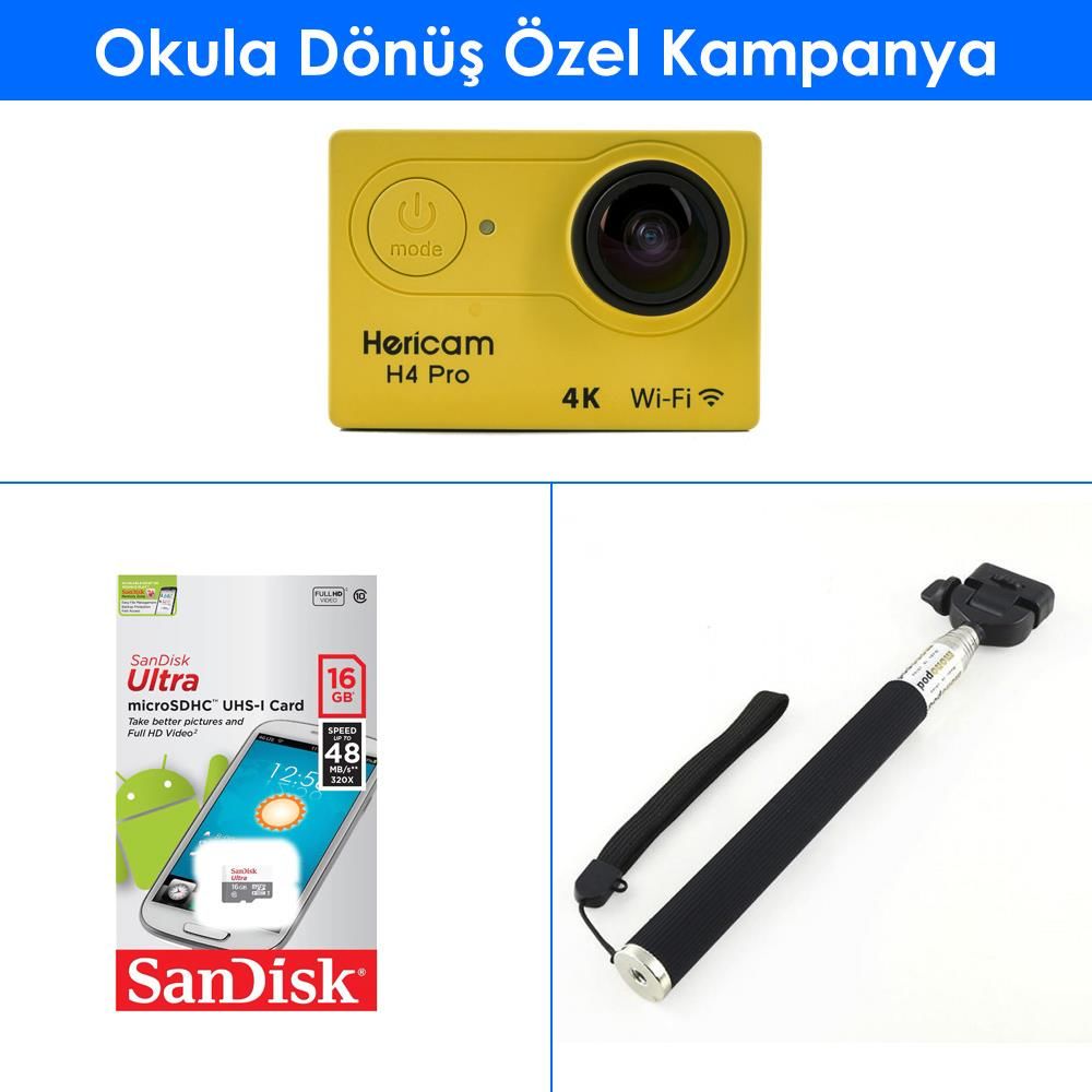 Hericam H4 Pro Okula Dönüş Özel Kampanya