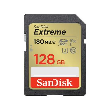 Sandisk Extreme 128GB 180mb/s SDXC Hafıza Kartı