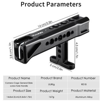 UURig R018 Aksesuar Bağlantılı Kamera Üst Kol