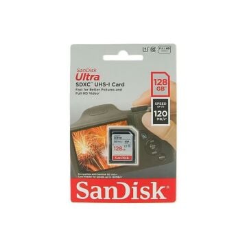 SANDISK Ultra 128GB 120mb/s SDXC Hafıza Kartı