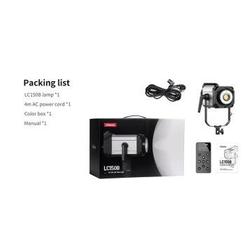 Ulanzi LC150B Bi-Color Profesyonel Stüdyo Video Işığı + RC-B02 Kumanda