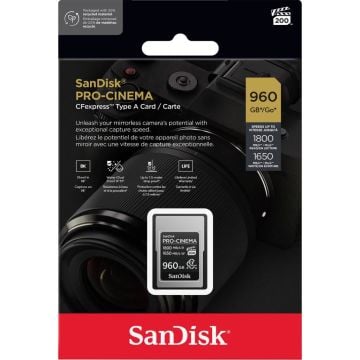 SANDISK 960GB PRO-CINEMA CFexpress Type A Hafıza Kartı - SDCFEA-960G-GN4NN