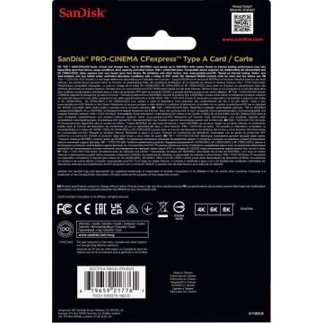 SANDISK 960GB PRO-CINEMA CFexpress Type A Hafıza Kartı - SDCFEA-960G-GN4NN