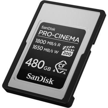 SANDISK 480GB PRO-CINEMA CFexpress Type A Hafıza Kartı - SDCFEA-480G-GN4NN