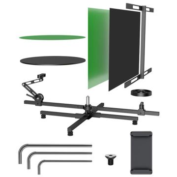 UURig BH-12 360° Döner Stand Kamera-Telefon Çekim Platformu