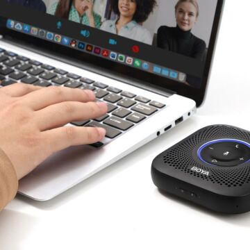 BOYA Blobby Pro Konferans Mikrofonu ve Hoparlörü