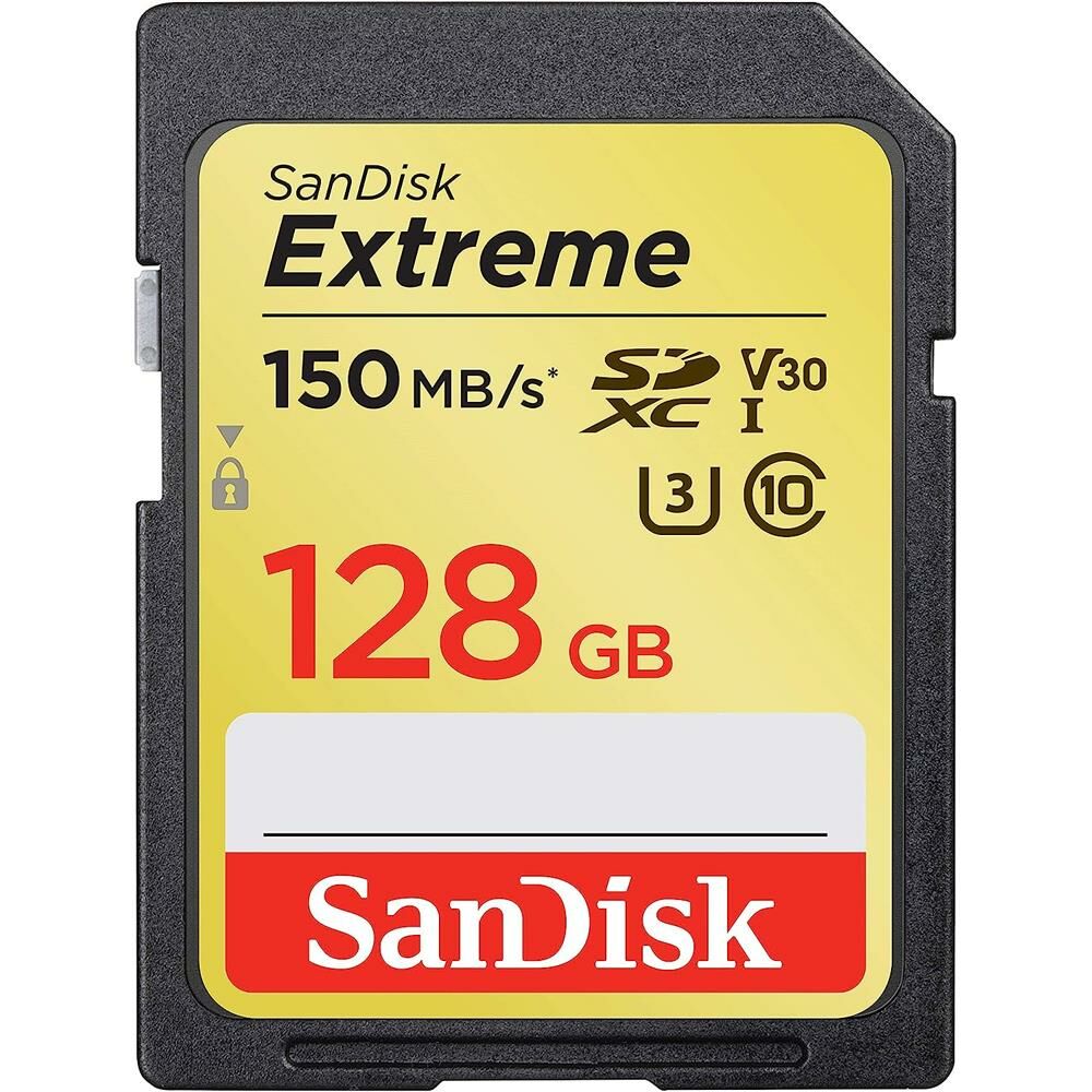 Sandisk Extreme 128GB 150mb/s SDXC Hafıza Kartı