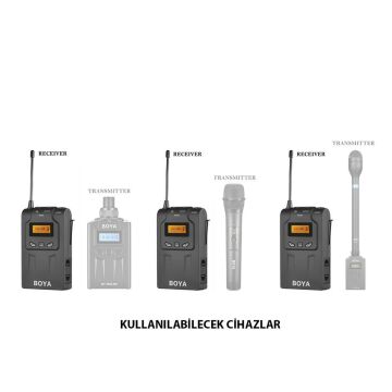 Boya BY-WM6R Kablosuz Mikrofon Alıcısı