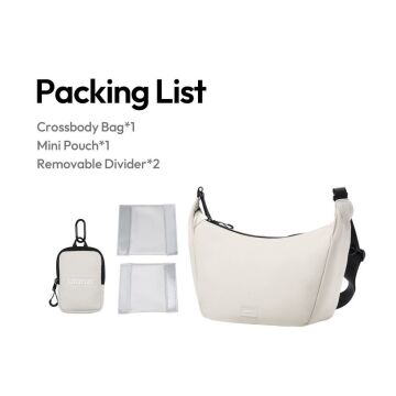 Ulanzi Halfmoon Crossbody Kamera Omuz Çantası Gri - B160