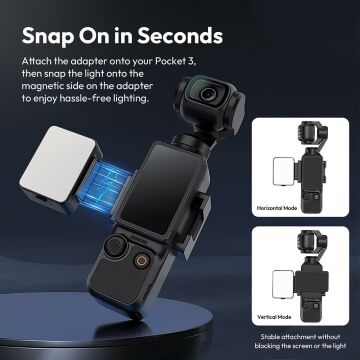 Ulanzi LM001 Pocket 3 Manyetik Mini Led Işık - L168